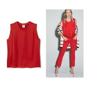 Cabi 6521 Complete Top Red Spring 2024 XLarge EUC